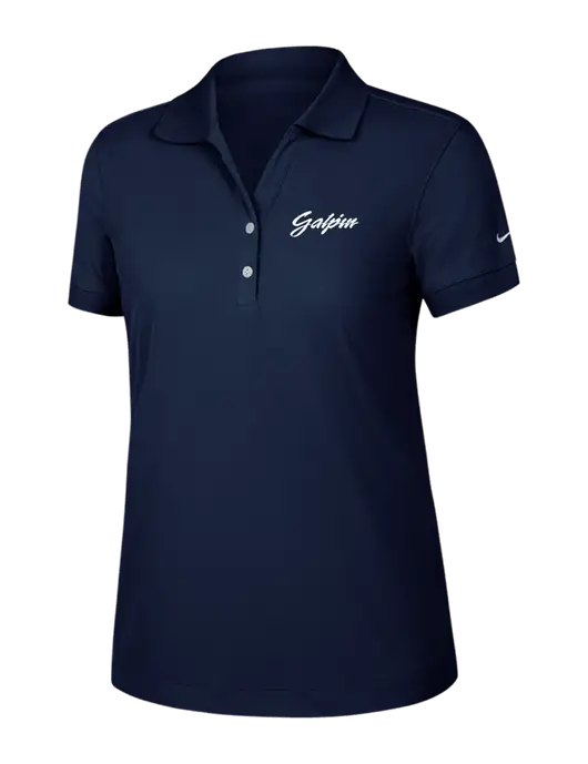 Nike Womens Dri-FIT Classic Dark Navy Polo w/Galpin Ford Logo