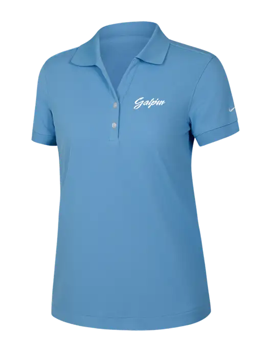 Nike Womens Dri-FIT Classic Light Blue Polo w/Galpin Ford Logo