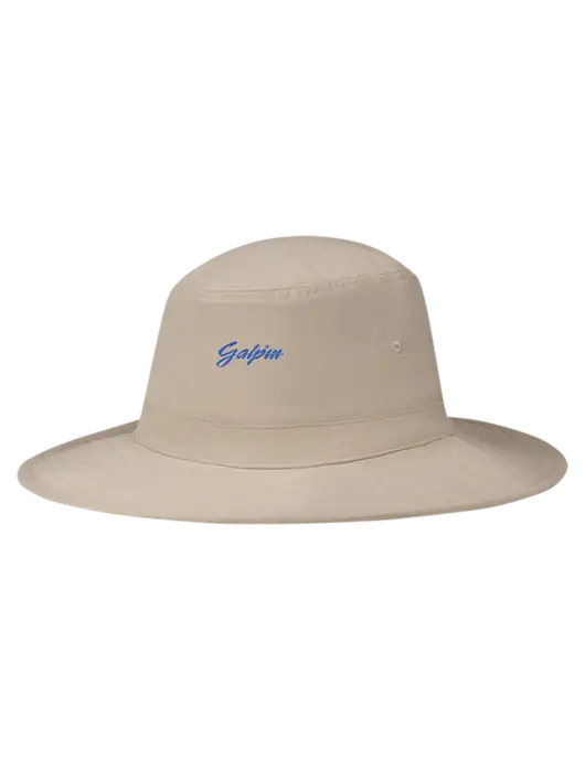 Tan Booney Sun Hat w/Galpin Ford Logo