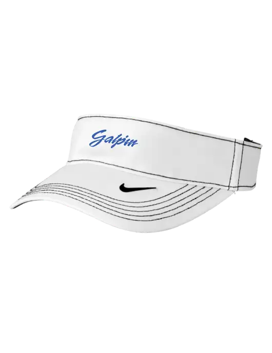 Nike White Dri-FIT Ace Visor w/Galpin Ford Logo