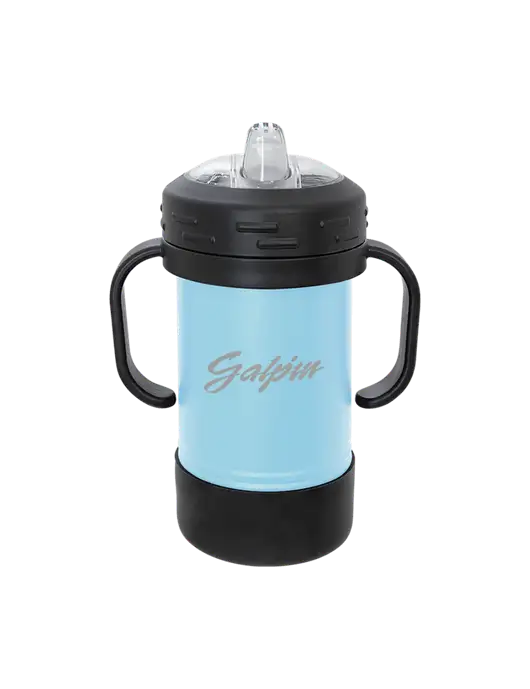 Polar Camel 10 oz Powder Coated Light Blue Sippy Cup w/Galpin Ford Logo