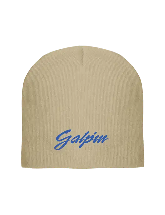 Solid Tan Element Knit Beanie w/Galpin Ford Logo