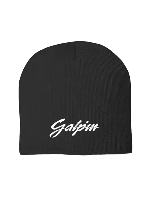 Solid Black Element Knit Beanie w/Galpin Ford Logo