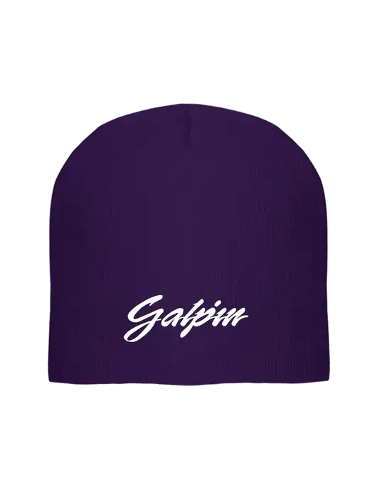 Solid Purple Element Knit Beanie w/Galpin Ford Logo