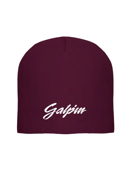 Solid Maroon Element Knit Beanie w/Galpin Ford Logo