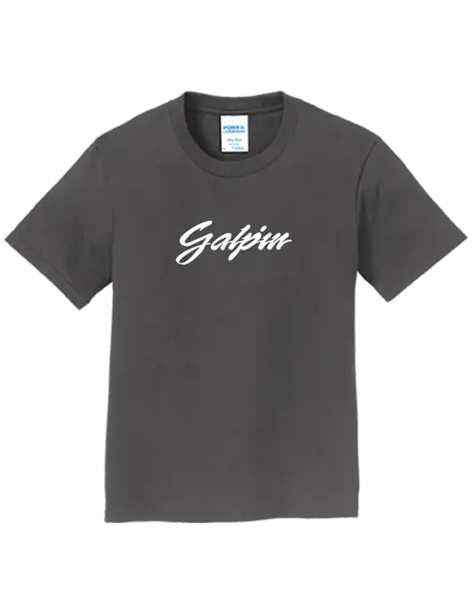 Youth Ring Spun Charcoal 4.5 oz T-Shirt w/Galpin Ford Logo