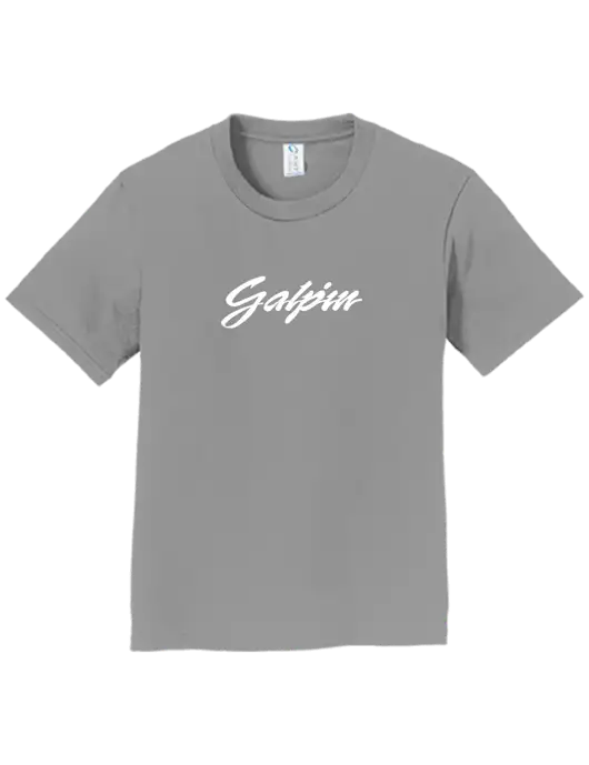 Youth Ring Spun Medium Grey 4.5 oz T-Shirt w/Galpin Ford Logo