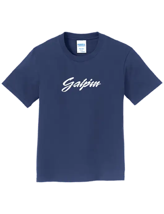 Youth Ring Spun Navy 4.5 oz T-Shirt w/Galpin Ford Logo