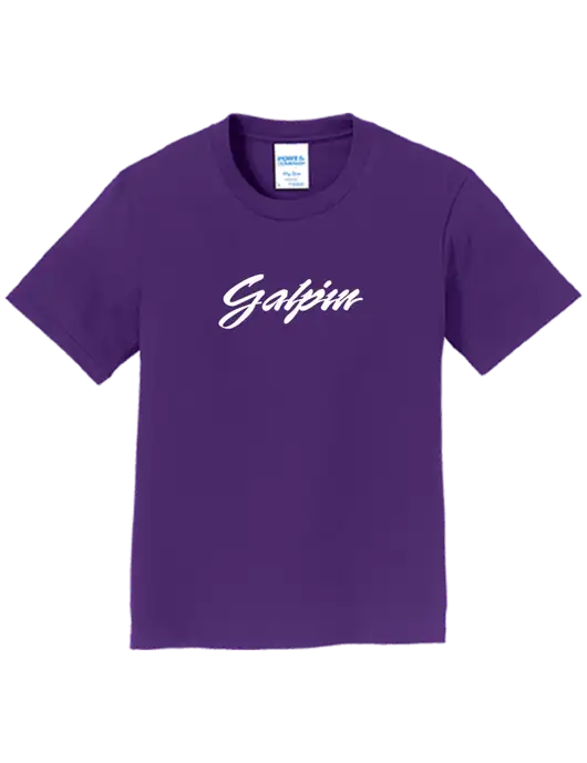 Youth Ring Spun Purple 4.5 oz T-Shirt w/Galpin Ford Logo