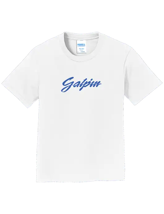 Youth Ring Spun White 4.5 oz T-Shirt w/Galpin Ford Logo